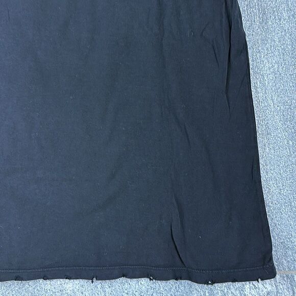 NWOT Recycled Karma “LONE” Howling Wolf Graphic Tee in Black Short Cuff Sleeve S - Picture 12 of 15